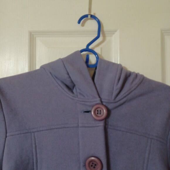 FEL 2 Purple Hooded Coat, Size M - Picture 2 of 7